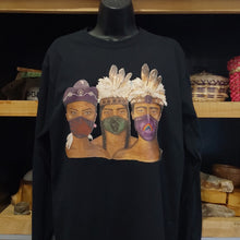 Load image into Gallery viewer, Black long sleeve 3 warriors