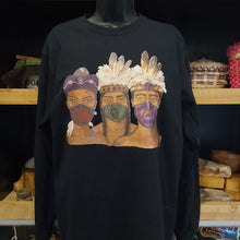 Load image into Gallery viewer, Black long sleeve 3 warriors
