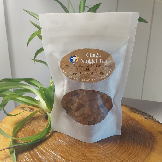 Chaga nuggets tea